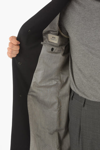 CC COLLECTION virgin wool chesterfield coat