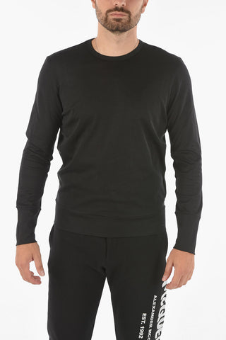 LUXURY Silk Long-sleeve T-shirt with Braided Detail