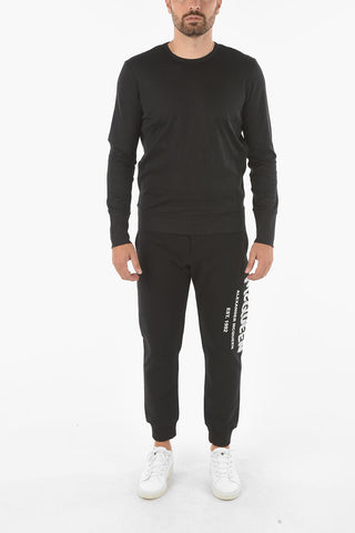 LUXURY Silk Long-sleeve T-shirt with Braided Detail