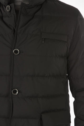 CC COLLECTION solid color KITON down jacket with breast pocket