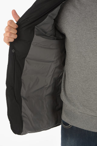 CC COLLECTION solid color KITON down jacket with breast pocket