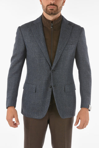 Cashmere Blend LEADER SOFT Blazer with Removable Chest Piece