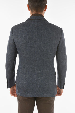 Cashmere Blend LEADER SOFT Blazer with Removable Chest Piece