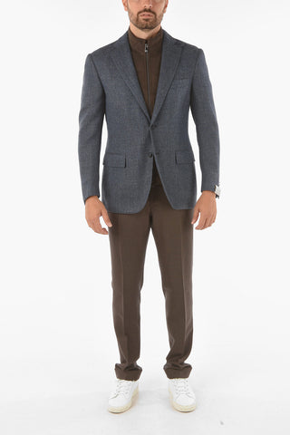 Cashmere Blend LEADER SOFT Blazer with Removable Chest Piece