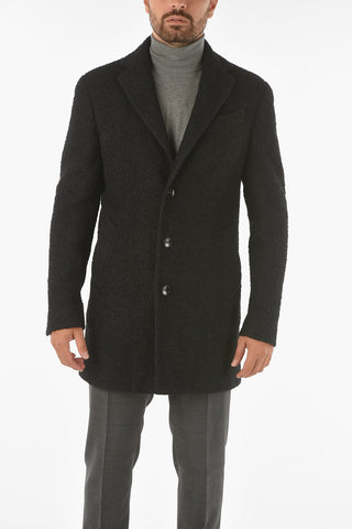 CC COLLECTION cappotto chesterfield bouclè a tinta unita