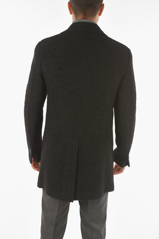 CC COLLECTION cappotto chesterfield bouclè a tinta unita