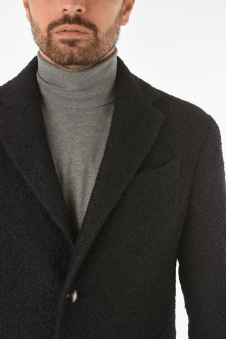 CC COLLECTION cappotto chesterfield bouclè a tinta unita