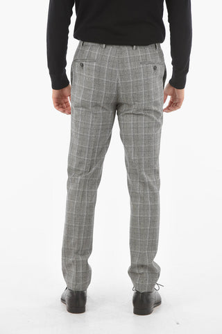 district check MANTUA notch lapel 2-button suit drop 6R