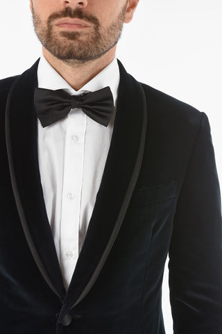 abito 1 bottone CERIM.ACADEMY uno spacco collo sciallato