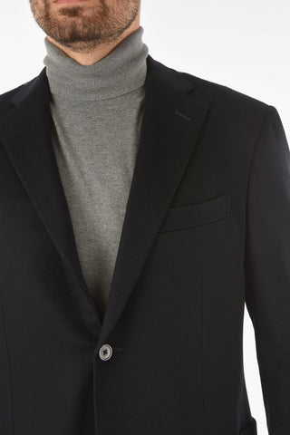 cashmere side vents notch lapel LEADER SOFT 2-button blazer