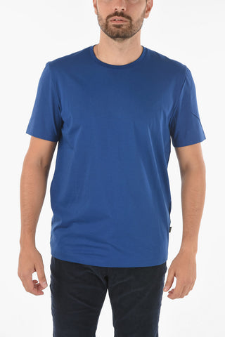 T-shirt Girocollo a Tinta Unita