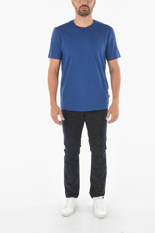 T-shirt Girocollo a Tinta Unita