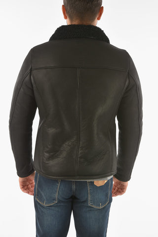 2 pockets shearling jacket
