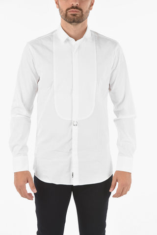 Slim Fit Shirt with Piercing Detail