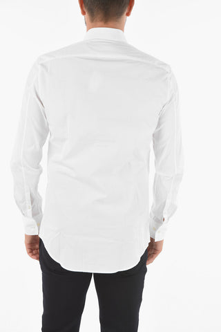 Slim Fit Shirt with Piercing Detail