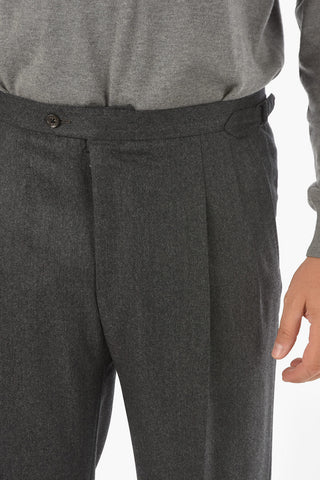 CC COLLECTION virgin wool RESET double pleat trousers