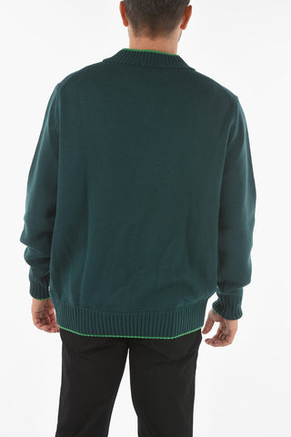 Maglia Collo a V in Lana Vergine