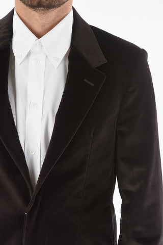 MM14 Moleskine Blazer with Notch Lapel