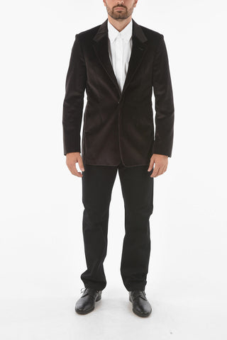 MM14 Moleskine Blazer with Notch Lapel