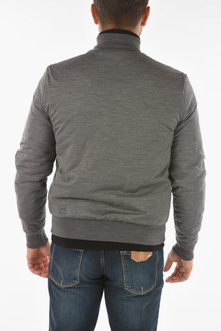 ID solid color down padded bomber