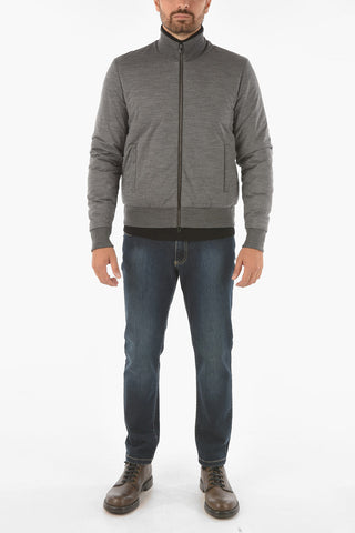 ID solid color down padded bomber