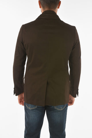 giacca a 3 bottoni IDENTITY in cotone stretch uno spacco  