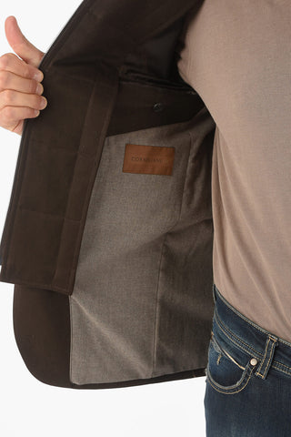 giacca a 3 bottoni IDENTITY in cotone stretch uno spacco  