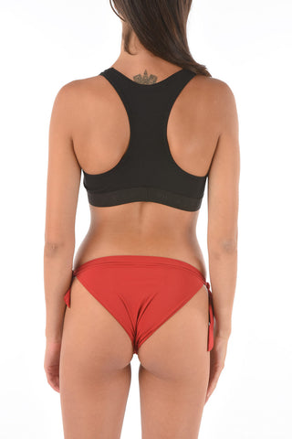 Crop Top Sport Con Banda Logata