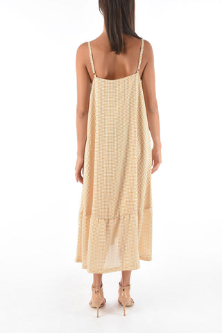 Chemisier SVINTEN a quadri gingham con scollo a v