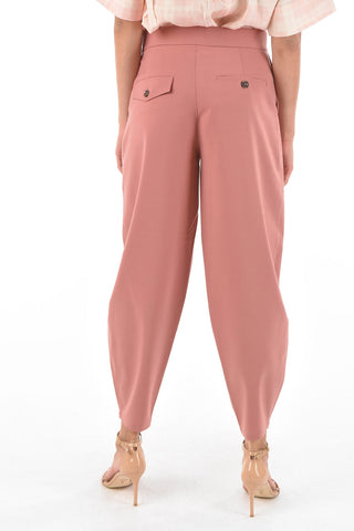 Pantaloni AMRITA a 4 tasche e vita alta