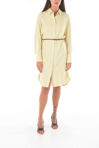 Twill Shirtdress with Belt