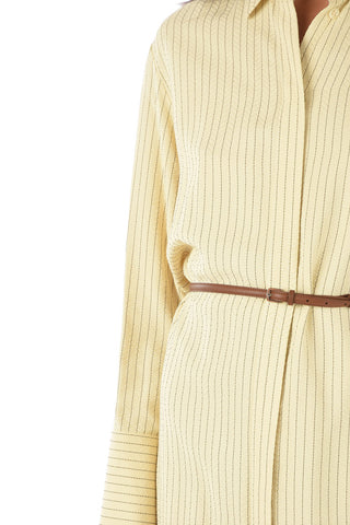 Twill Shirtdress with Belt