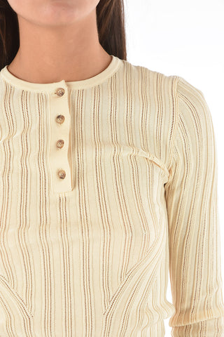ribbed AURELIE lightweight sweater
