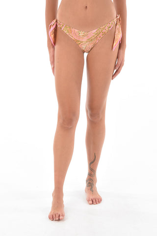 Barocco Patterned Lurex BRIGHTON Thin String Bottom