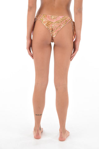 Barocco Patterned Lurex BRIGHTON Thin String Bottom