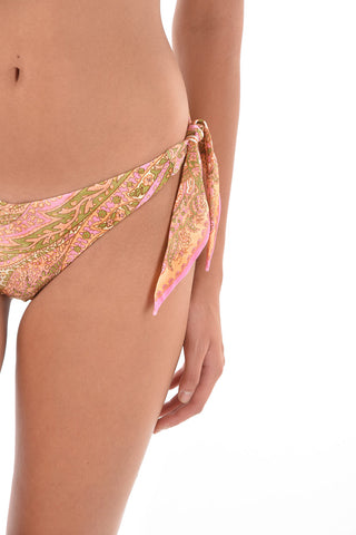 Barocco Patterned Lurex BRIGHTON Thin String Bottom