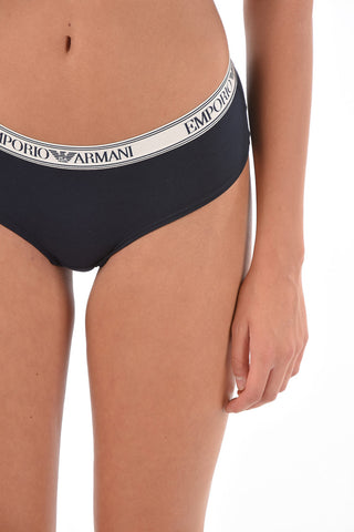 EMPORIO Slip CHEEKY in Cotone Stretch con Banda Logata
