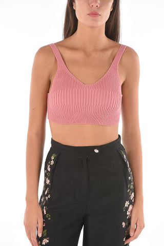 knitted CEYLON crop top