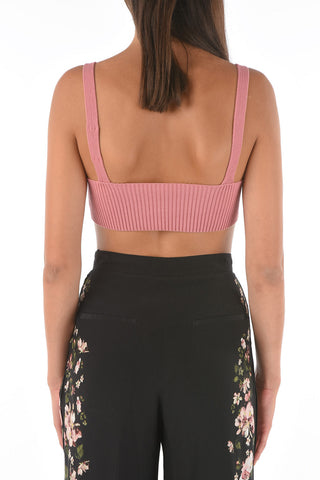 knitted CEYLON crop top