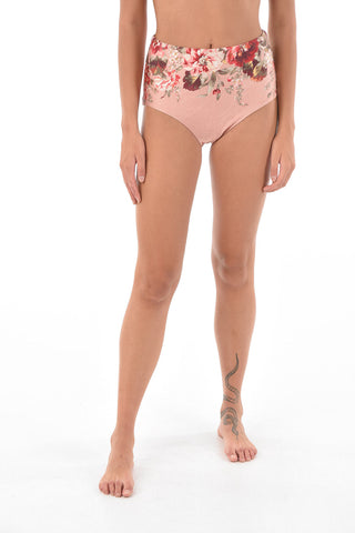 Floral-Patterned High Waist CASSIA Slip Bottom