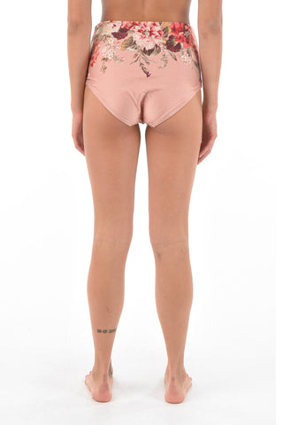 Floral-Patterned High Waist CASSIA Slip Bottom