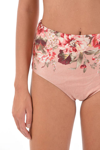 Floral-Patterned High Waist CASSIA Slip Bottom