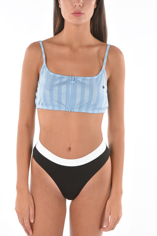 Awning Striped AMBSKY Crop Top