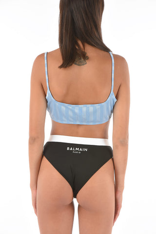 Awning Striped AMBSKY Crop Top