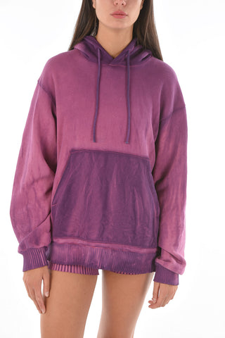 maxi patch pocket shaded hoodie