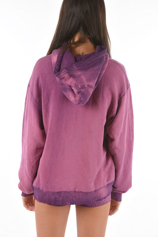 maxi patch pocket shaded hoodie