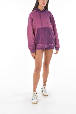 maxi patch pocket shaded hoodie