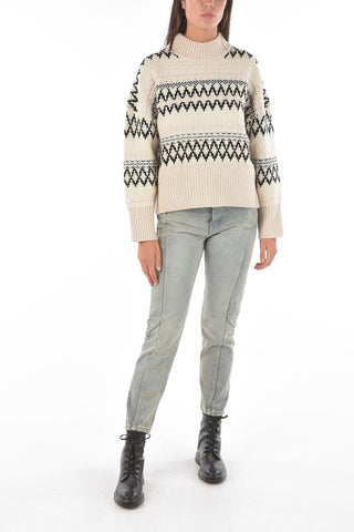 Fairisle patterned wool sweater