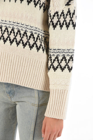 Fairisle patterned wool sweater