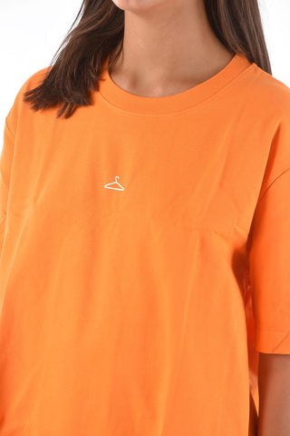 solid color crew-neck HANGER t-shirt